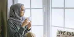 Woman Drinking Tea