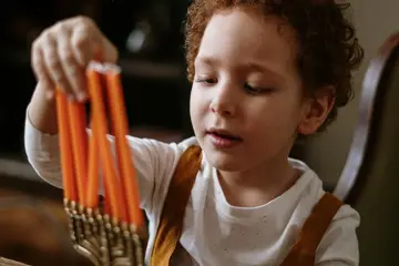 Hanukkah Child Candles