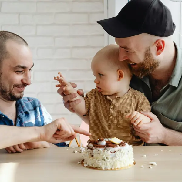 Men And Child Cake