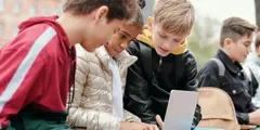 Children On Laptop