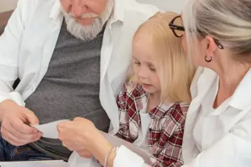 Reading Book With Child