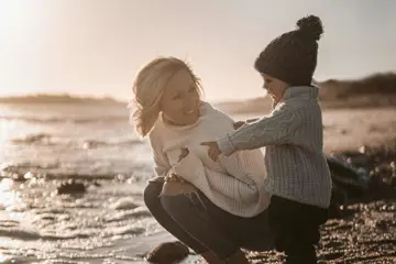 Child At Beach