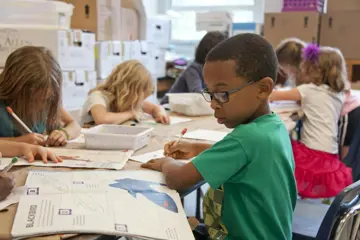 Children Writing