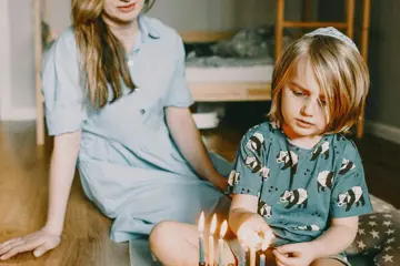 Hanukkah Child Candle Sitting