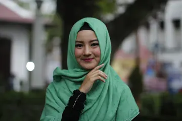 Girl Wearing Hijab