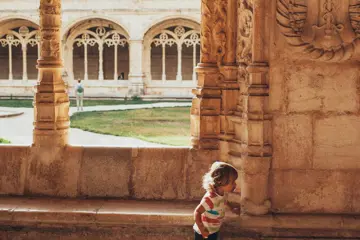 Child Exploring Church